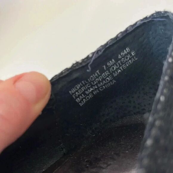 Chinese Laundry Black Nightlight Pump Sz 7.5 Shimmer Party Heel Sparkle Holiday - Picture 7 of 7